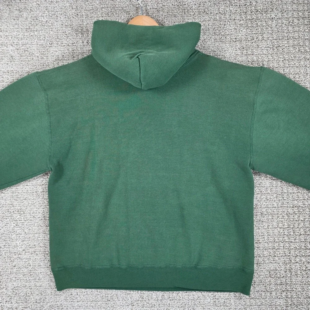 Vintage Russell Athletic Michigan State Hoodie Mens Large Green Made in USA MSU